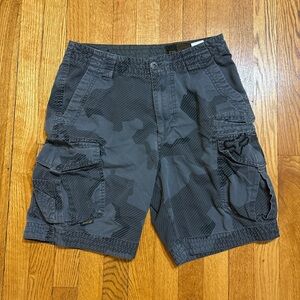 Fox Men's Dark Gray Camo Cargo Shorts